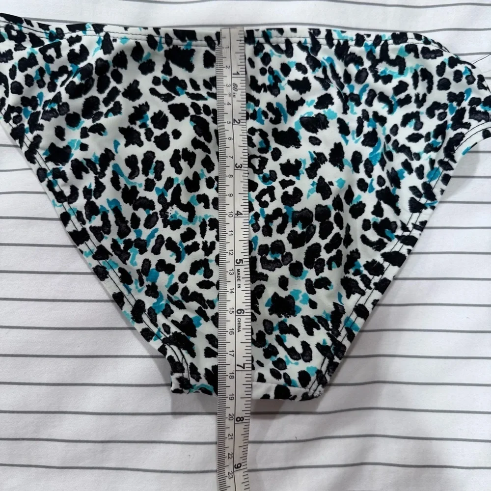 Breaking Waves Girl's 2 Piece Hawaiian Animal Print Swim Suit size 6